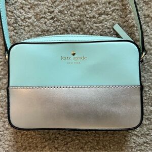 Kate Spade Teal & Silver Crossbody